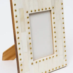 Inspire Me! Home Decor Gold Studded Picture Frame