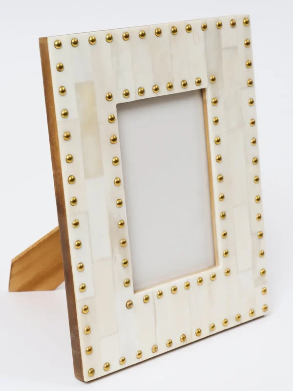 Inspire Me! Home Decor Gold Studded Picture Frame