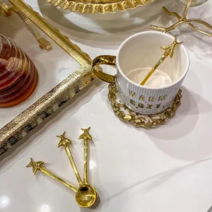 Inspire Me! Home Decor Gold Bee Tea Spoon