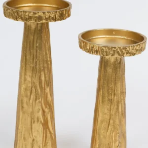 Inspire Me! Home Decor Gold Metal Branch Pedestal Candle Holder (2 Sizes)