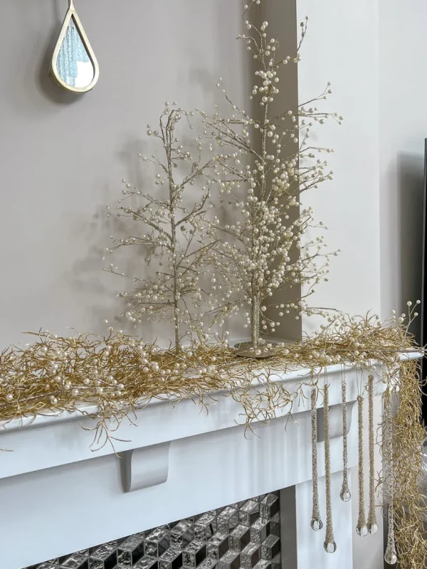 Inspire Me! Home Decor Gold Tree W/ Pearl