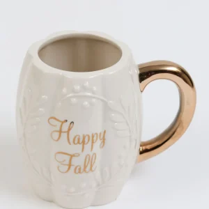 Inspire Me! Home Decor Gold Happy Fall Mug