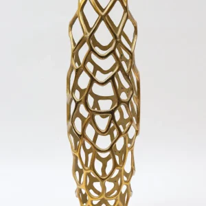 Inspire Me! Home Decor Gold Contemporary Floor Vase