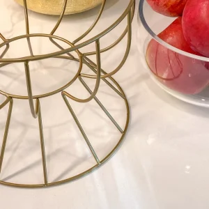 Inspire Me! Home Decor Gold Wire Compote