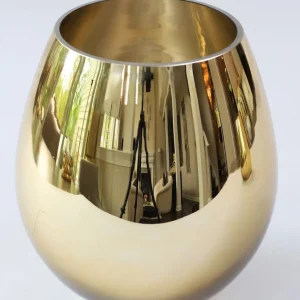 Inspire Me! Home Decor Gold Glass Vase/Utensil Holder