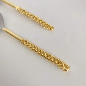 Inspire Me! Home Decor Gold Chain Salad Servers