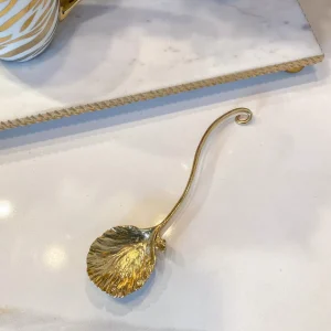 Inspire Me! Home Decor Gold Flower Petal Spoon Rest ( 2 Sizes )