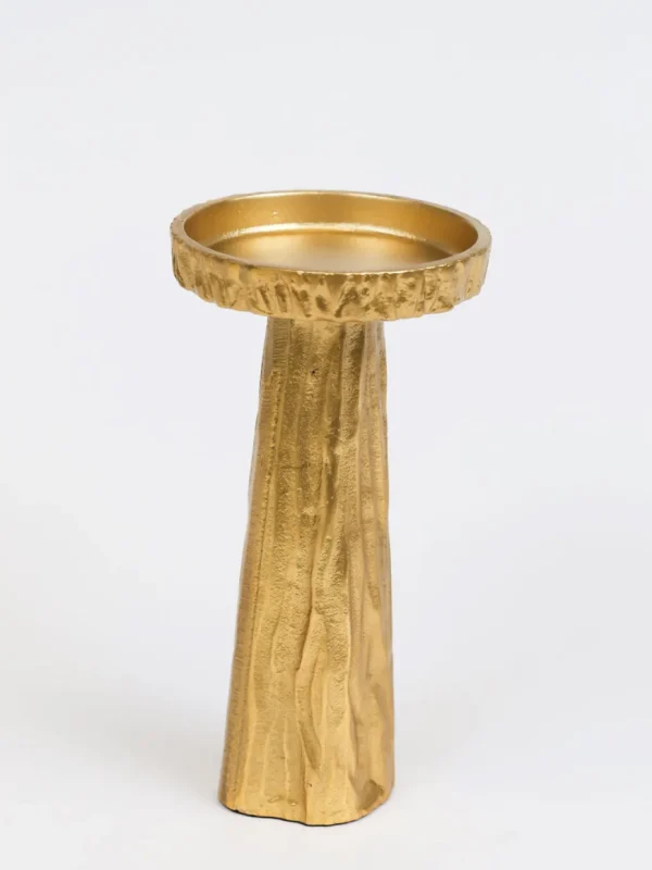 Inspire Me! Home Decor Gold Metal Branch Pedestal Candle Holder (2 Sizes)