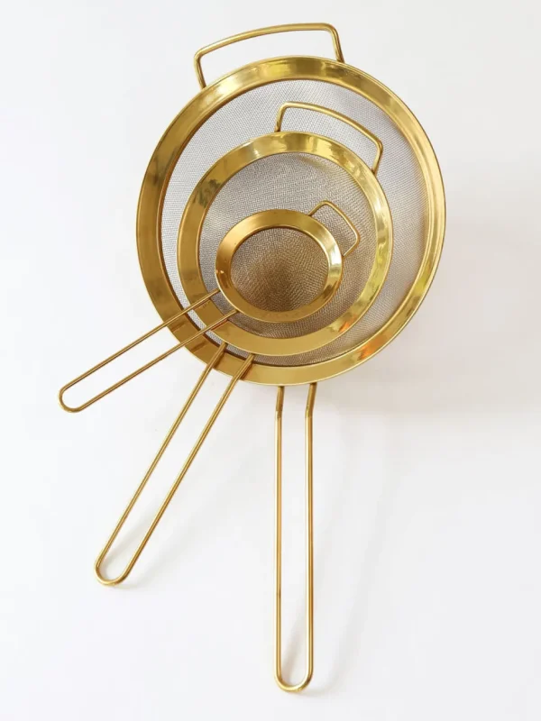 Inspire Me! Home Decor Gold Strainers (Set Of 3)