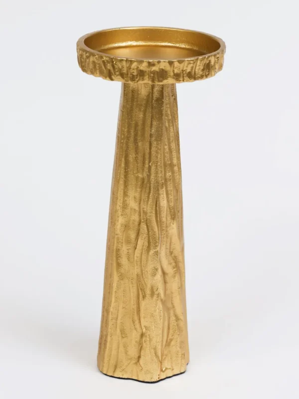 Inspire Me! Home Decor Gold Metal Branch Pedestal Candle Holder (2 Sizes)