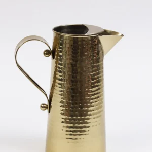 Inspire Me! Home Decor Gold Hammered Texture Pitcher (2 Sizes)