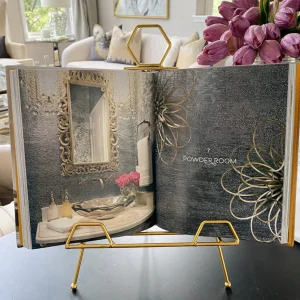 Inspire Me! Home Decor Gold Metal Easel