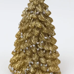 Inspire Me! Home Decor Gold Christmas Tree Candle (2 Sizes)