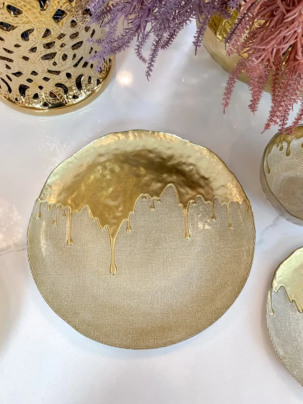 Inspire Me! Home Decor Gold Dipped Dinnerware Collection (Sold Separately)