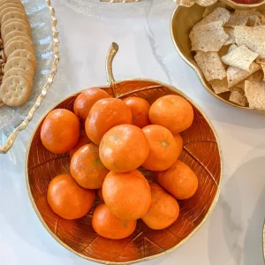 Inspire Me! Home Decor Golden Leaf Bowl