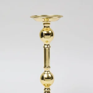 Inspire Me! Home Decor Gold Bead Detailed Candleholder (3 Sizes)