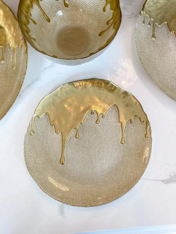 Inspire Me! Home Decor Gold Dipped Dinnerware Collection (Sold Separately)