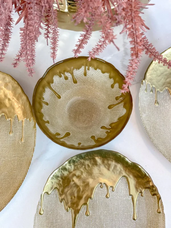 Inspire Me! Home Decor Gold Dipped Dinnerware Collection (Sold Separately)