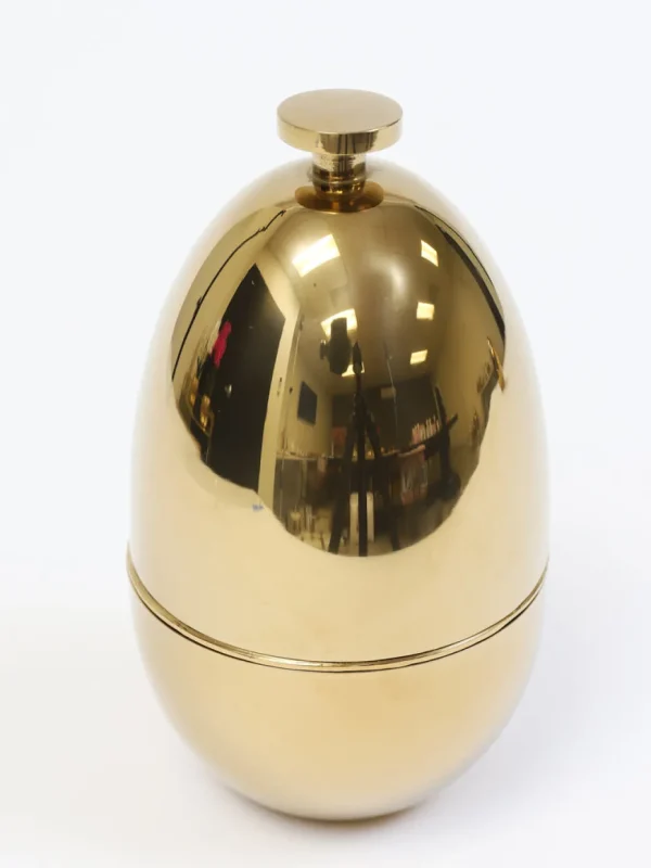 Inspire Me! Home Decor Gold Egg Shaped Utensil Holder (2 Styles)