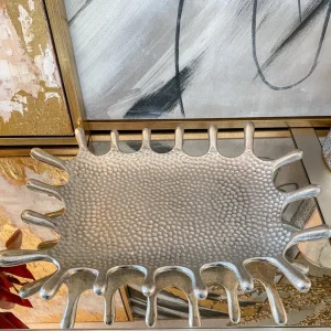 Inspire Me! Home Decor Hammered Rectangle Splash Tray (2 Colors)