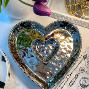 Inspire Me! Home Decor Heart Tray Set (2 Colors)