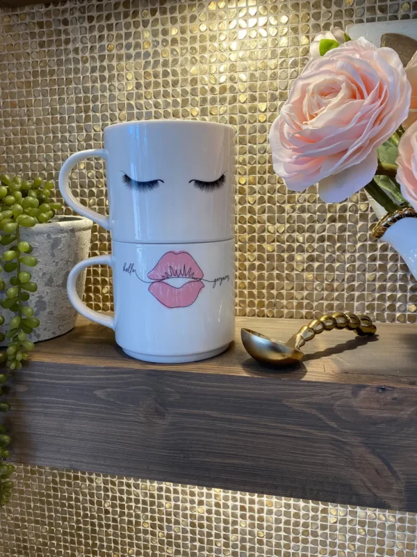 Inspire Me! Home Decor Hello Gorgeous Stack Mug