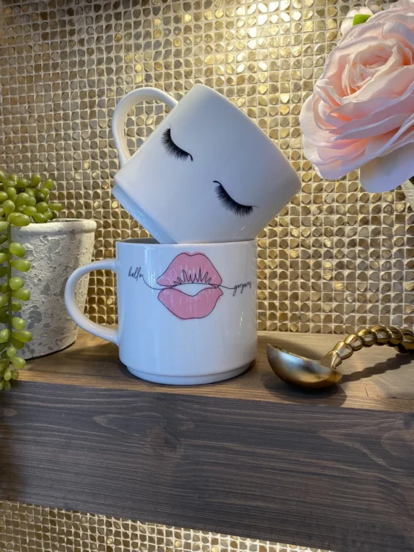 Inspire Me! Home Decor Hello Gorgeous Stack Mug