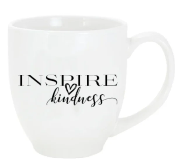 Inspire Me! Home Decor Inspire Kindness Bistro Mug (2 Text Colors)