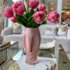 Inspire Me! Home Decor Iridescent Pink Face Vase