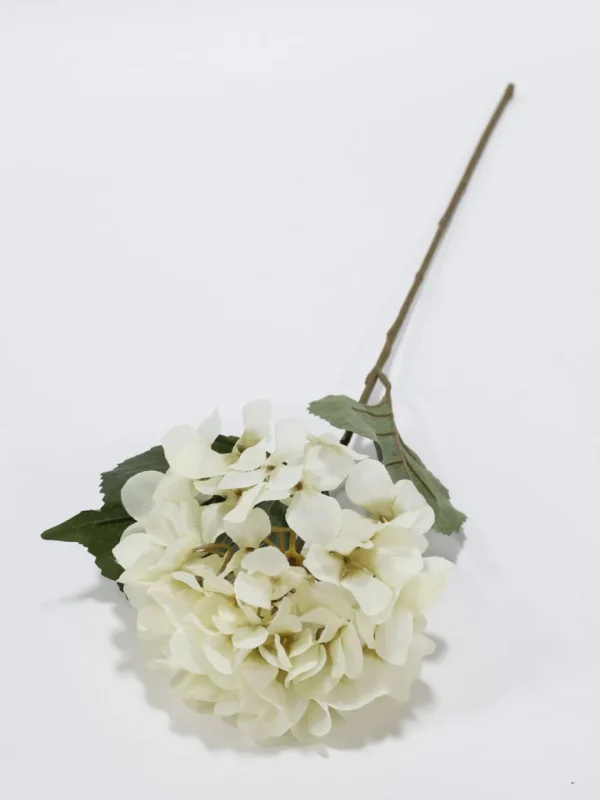 Inspire Me! Home Decor Ivory Hydrangea Stem (29″L)