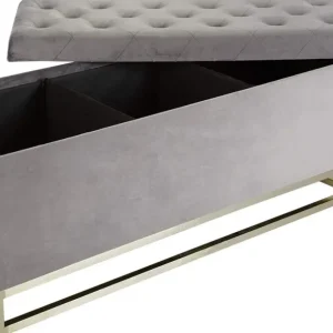 Inspire Me! Home Decor Jessica Storage Bench (2 Colors) Gold