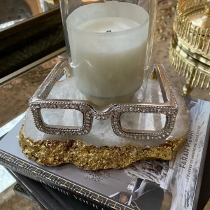 Inspire Me! Home Decor Jeweled Decorative Eyeglass (2 Colors)