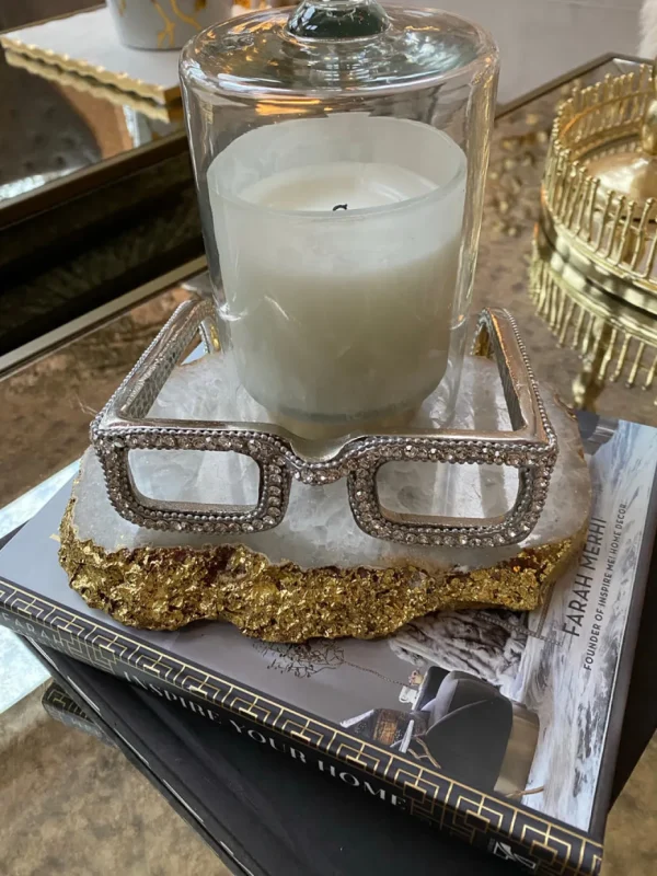 Inspire Me! Home Decor Jeweled Decorative Eyeglass (2 Colors)