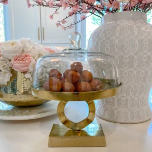 Inspire Me! Home Decor KITCHEN Open Circle Pedestal Cake Stand