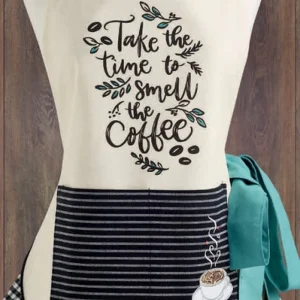 Inspire Me! Home Decor KITCHEN Coffee Time Apron