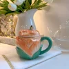 Inspire Me! Home Decor KITCHEN Rose Shape With Mug With Lid And Spoon