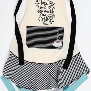 Inspire Me! Home Decor KITCHEN Coffee Time Apron