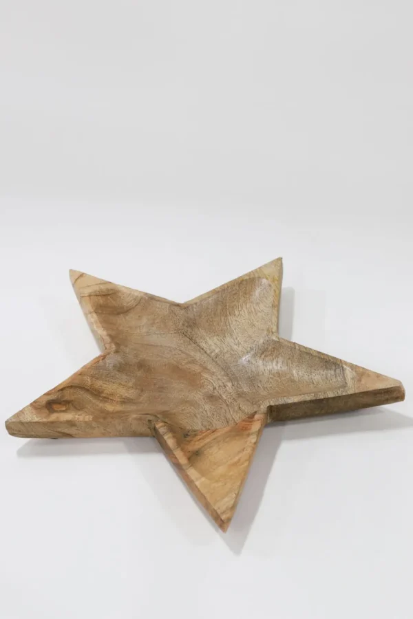 Inspire Me! Home Decor KITCHEN Mango Wood Star Tray