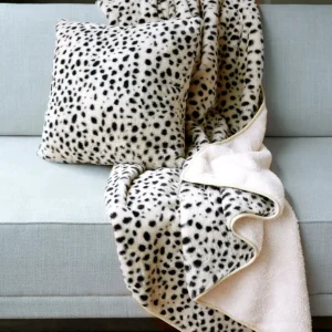 Inspire Me! Home Decor Leopard Faux Fur Cozy Throw