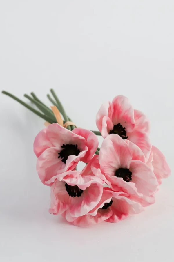 Inspire Me! Home Decor Light Pink Real Touch Mini Poppy