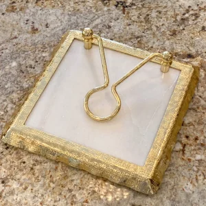 Inspire Me! Home Decor Marble Napkin Holder With Gold Detailing