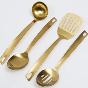 Inspire Me! Home Decor Matte Gold Mixing Spoon