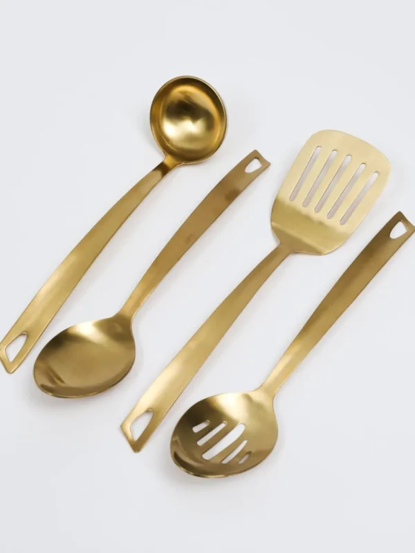 Inspire Me! Home Decor Matte Gold Mixing Spoon