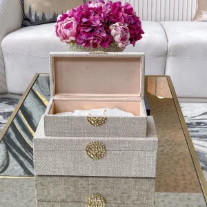 Inspire Me! Home Decor Medallion Boxes (Set Of 2)