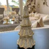 Inspire Me! Home Decor Mercury Glass Tree With Glitter (2 Sizes) Gold