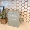 Inspire Me! Home Decor Metal Laundry Powder Container W/ Scoop