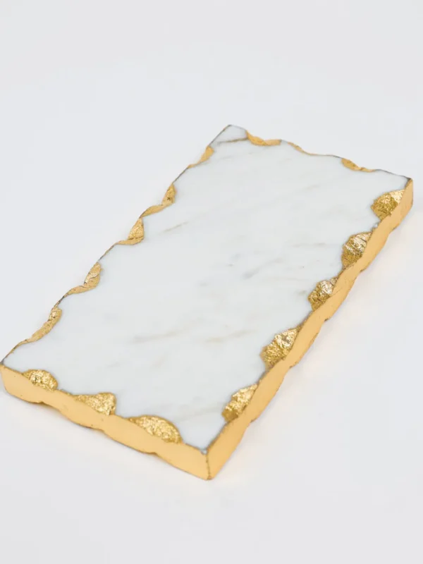 Inspire Me! Home Decor Mini Rectangular Marble Tray (2 Colors)