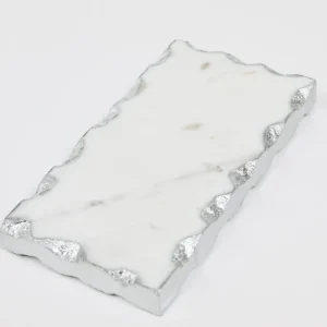 Inspire Me! Home Decor Mini Rectangular Marble Tray (2 Colors)