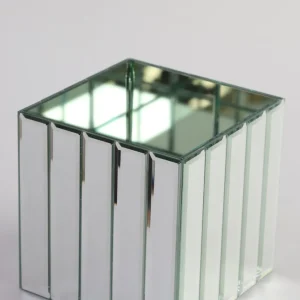 Inspire Me! Home Decor Mirror Cube Vase (2 Sizes)