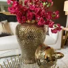 Inspire Me! Home Decor Oversized Gold Ginger Jar With Lid